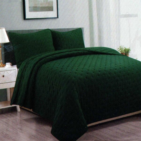 Cotton Sateen Bed Sheet -Emerald Green