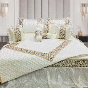 Jacquard Luxury Bridal 9 Pcs Set