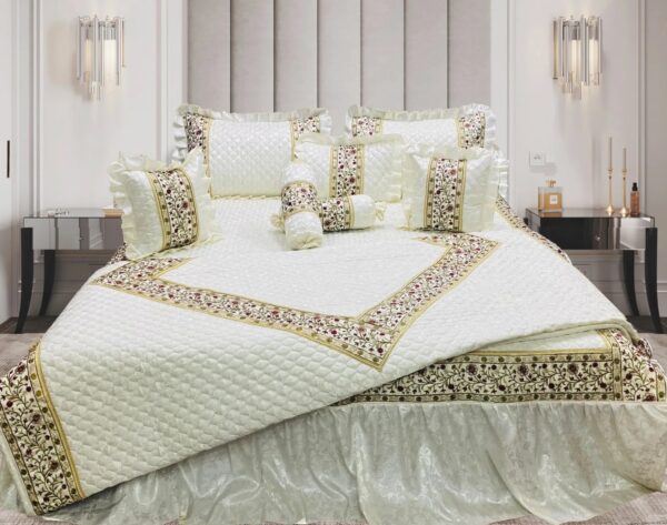 Jacquard Luxury Bridal 9 Pcs Set